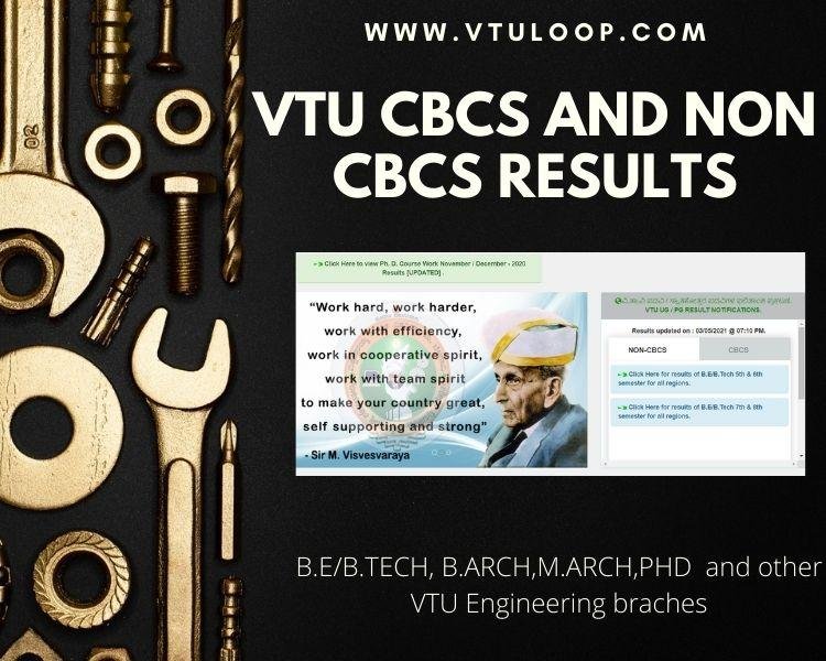 CBCS AND NON CBCS VTU RESULTS