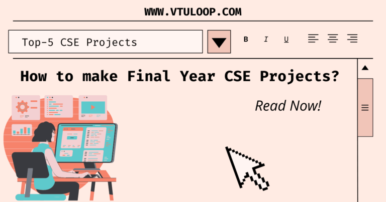 How to make final year cse projects